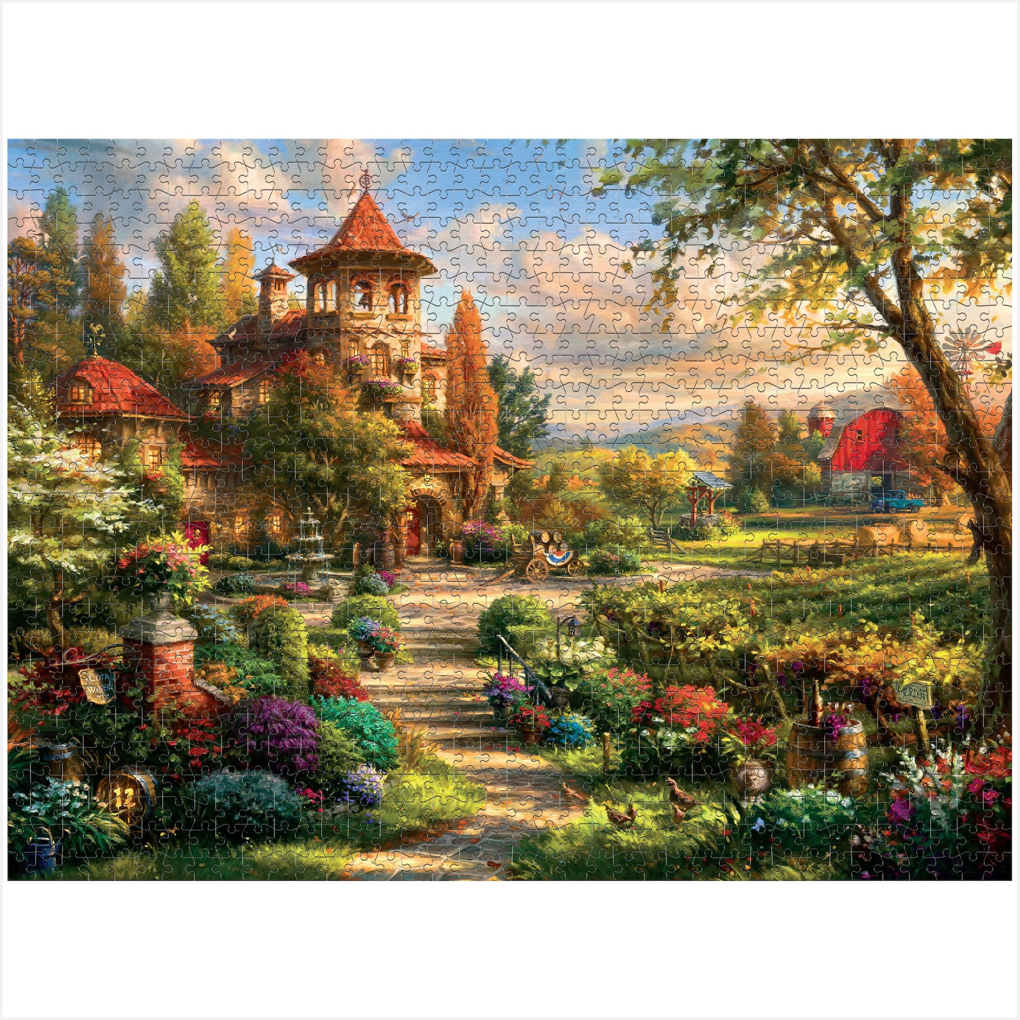 Assorted Buffalo Gold Collection 1,000 Piece Jigsaw Puzzle, 1pc.